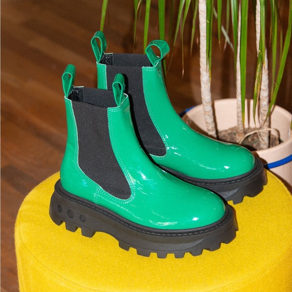 Simon Miller Green Scrambler Chelsea Boot - Picture 4 of 12